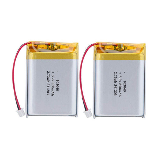 103040 850mAh | 3.2V LiFePO4 Battery