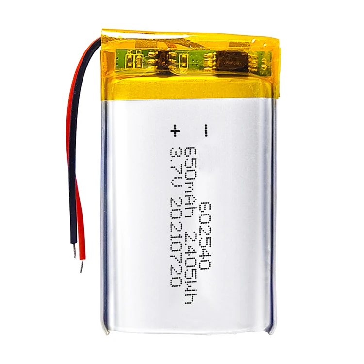 602540 650mAh with KC62133 | 3.7V LiPo Lithium Ion Battery