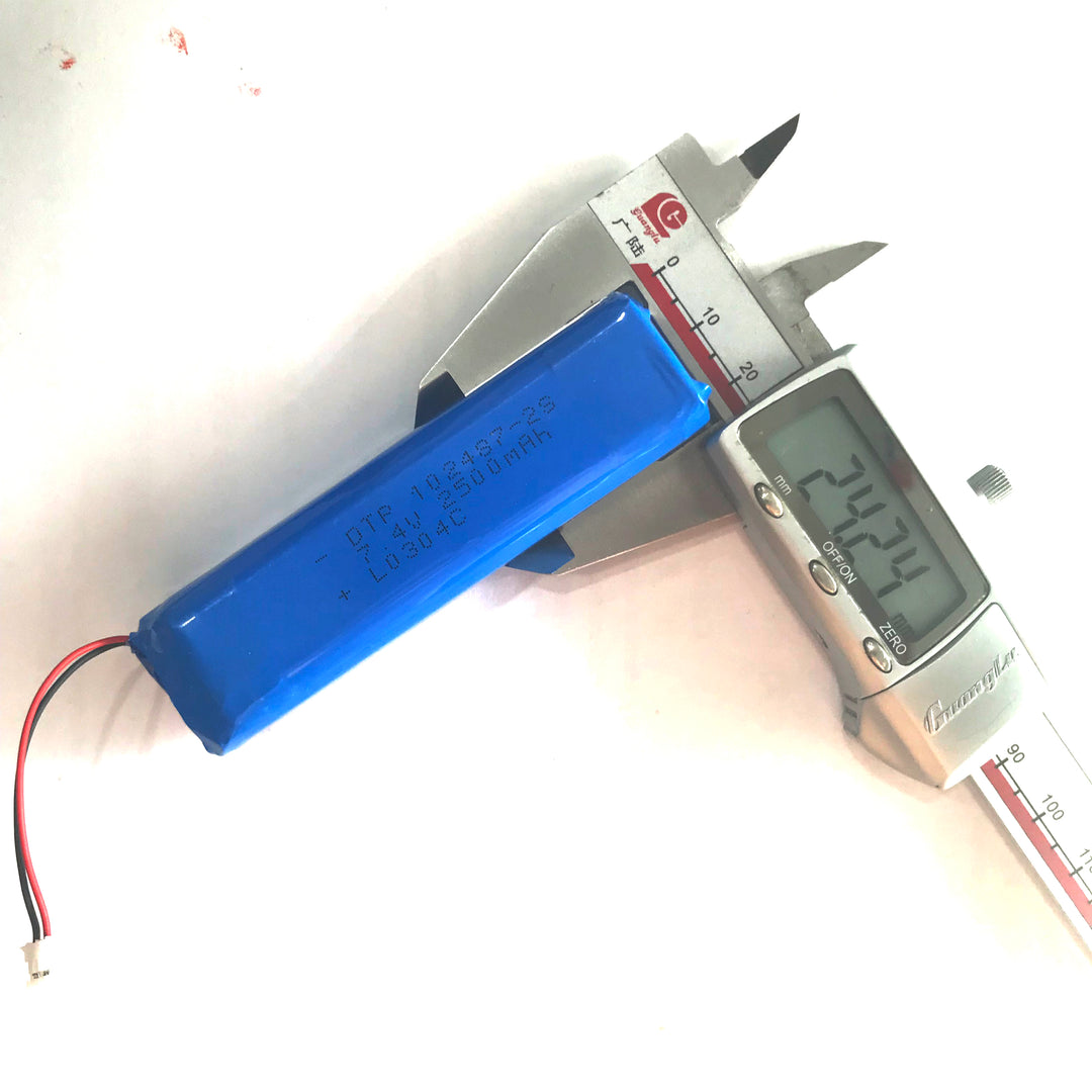 7.4V Lithium Battery Pack 102487-2S 2500mah