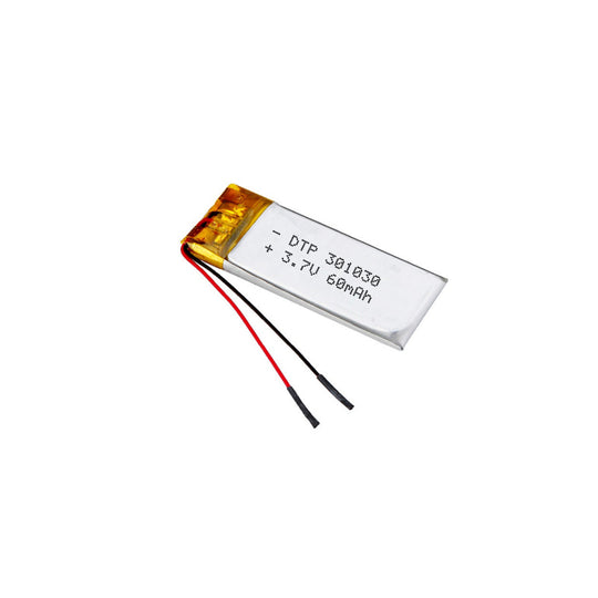301030 60mAh | 3.7V LiPo Lithium Ion Battery