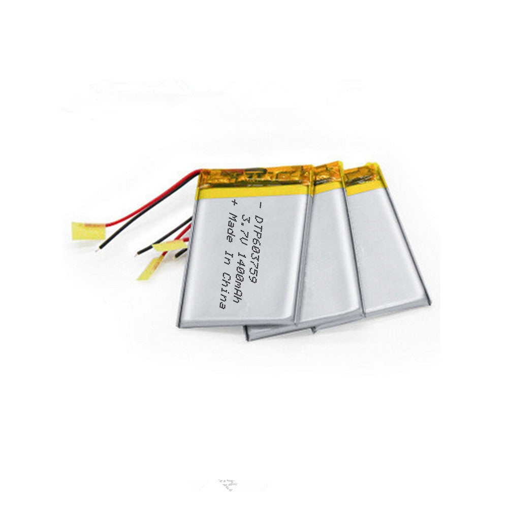 603759 1400mAh | 3.7V LiPo Lithium Ion Battery