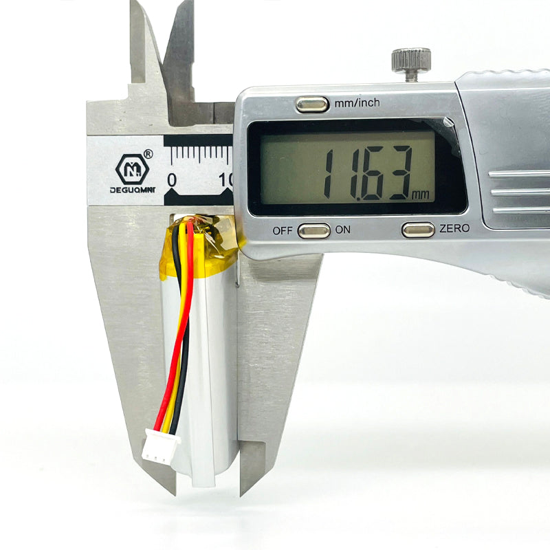 123443 2000mAh with KC62133, PSE & CE | 3.7V LiPo Lithium Ion Battery