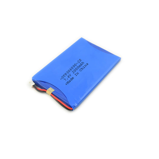 7.4V Lithium Battery Pack 306090-2S 2000mah
