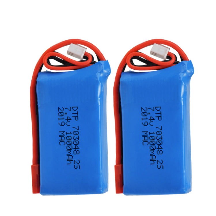 7.4V Lithium Battery Pack 703048-2S 1000mah