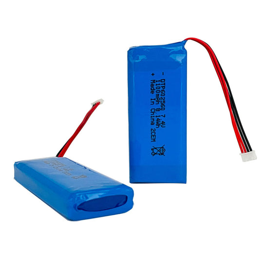 7.4V Lithium Battery Pack 602560-2S 1100mah