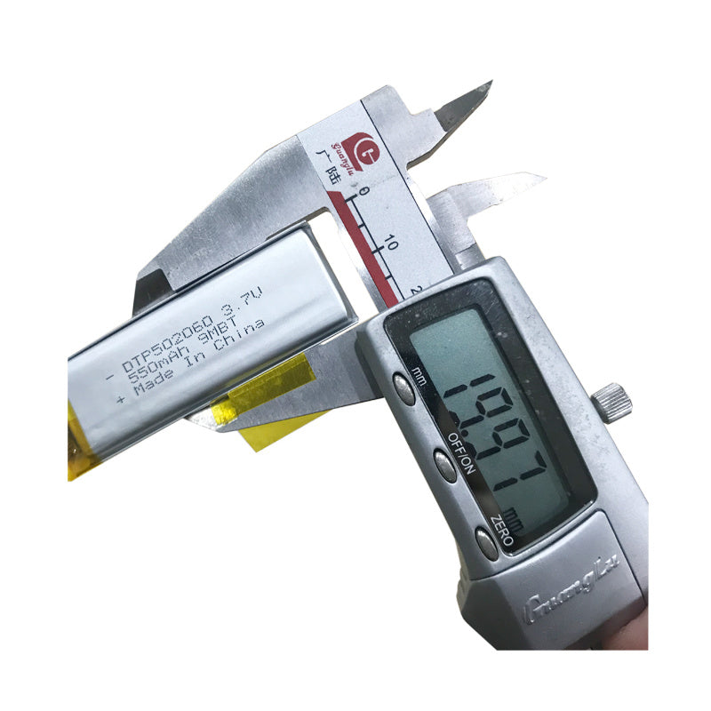 502060 550mAh | 3.7V LiPo Lithium Ion Battery