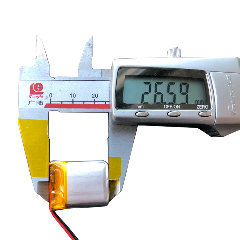 802025-5C 300mAh | 3.7V High Rate LiPo Lithium Ion Battery