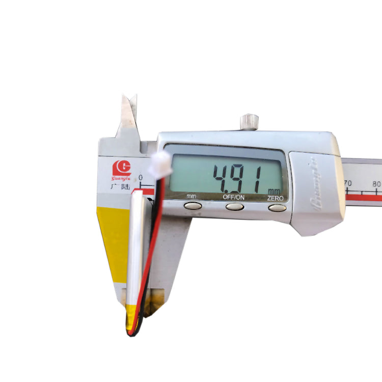 523040 650mAh with KC62133 & BIS | 3.7V LiPo Lithium Ion Battery