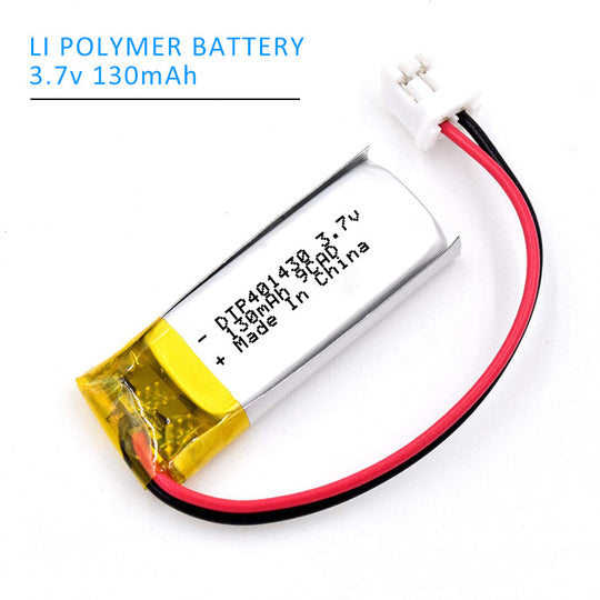 401230 110mAh with KC62133, CB, UN38.3 & BIS | 3.7V LiPo Lithium Ion Battery