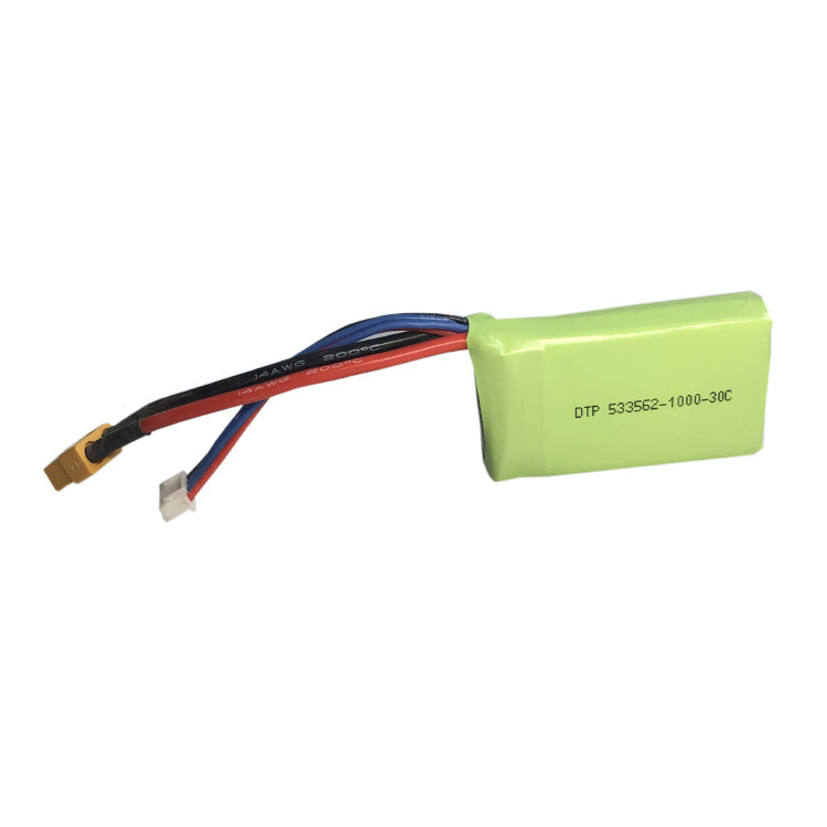 533562 100mAh | 3.7V 30C High Rate Lithium Battery