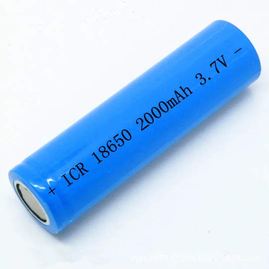 Cylindrical 18650 3.7V 2000mah Li-ion Battery (A-grade cell）