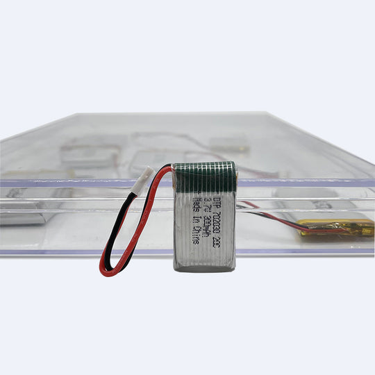 702030 300mAh | 3.7V 20C High Rate Lithium Battery