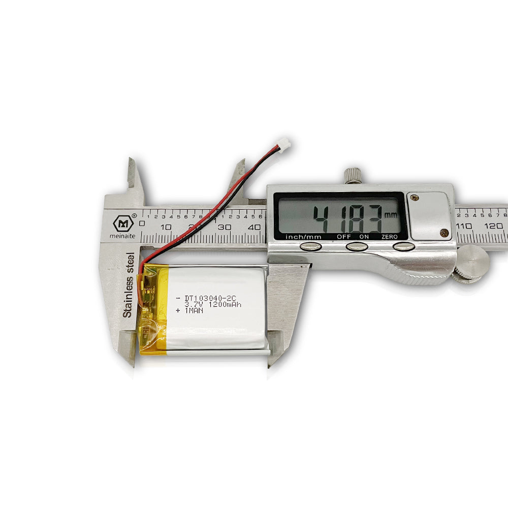 103040-2C 1200mAh | 3.7V High Rate LiPo Lithium Ion Battery