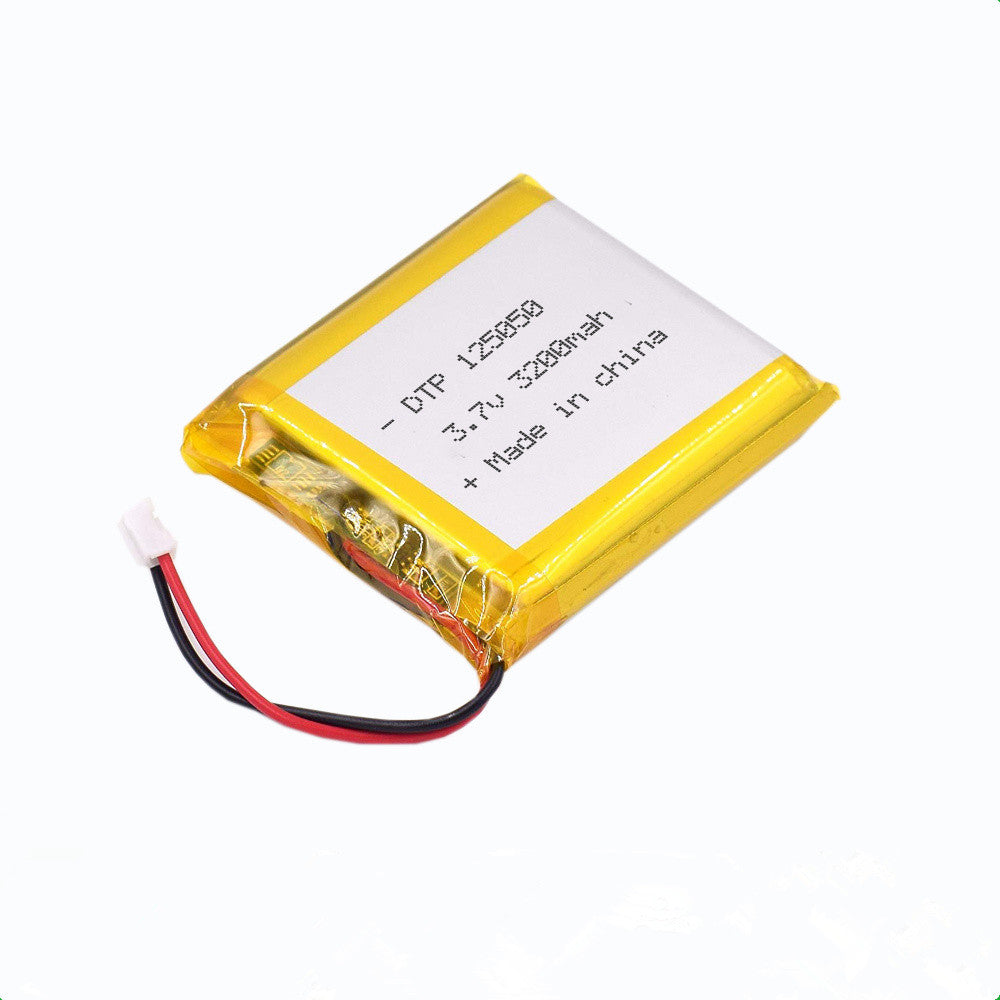 125050 3200mAh with RoHS & REACH | 3.7V LiPo Lithium Ion Battery