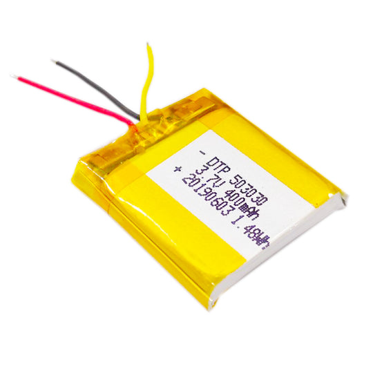 503030 400mAh with KC62133, CB, IEC62133, UN38.3, UL1642, BIS & CE | 3.7V LiPo Lithium Ion Battery