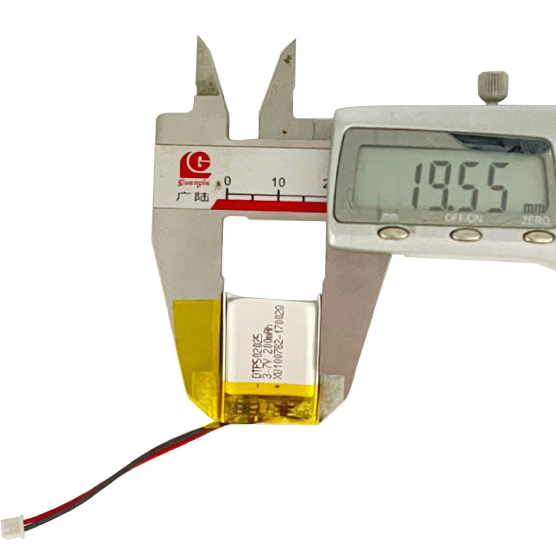 502025 200mAh with KC62133 | 3.7V LiPo Lithium Ion Battery