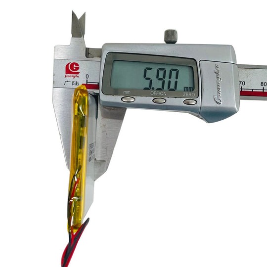 605048 1600mAh with UN38.3 & CE | 3.7V LiPo Lithium Ion Battery