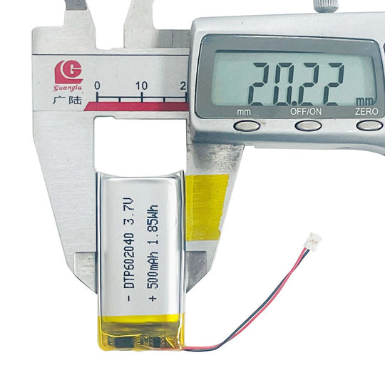 602040 450mAh with KC62133, BIS & RoHS | 3.7V LiPo Lithium Ion Battery
