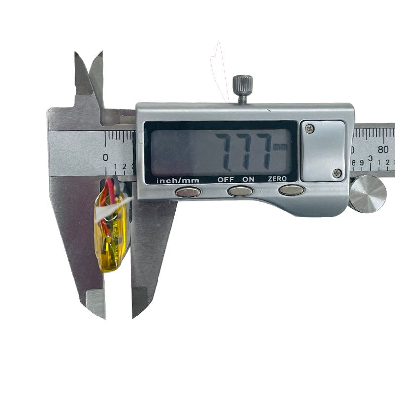 802030 400mAh with UN38.3, UL1642 & RoHS | 3.7V LiPo Lithium Ion Battery