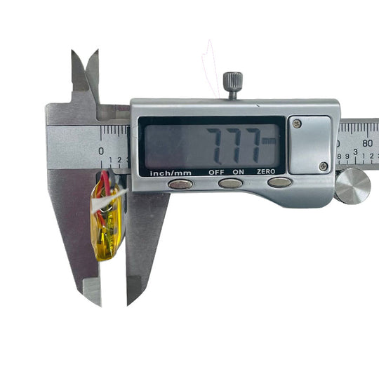 802030 400mAh with UN38.3, UL1642 & RoHS | 3.7V LiPo Lithium Ion Battery