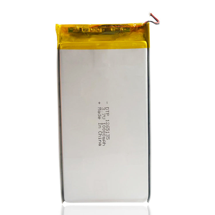1265135 10000mAh with KC62133, UL1642, UN38.3, CB RoHS & BIS | 3.7V LiPo Lithium Ion Battery