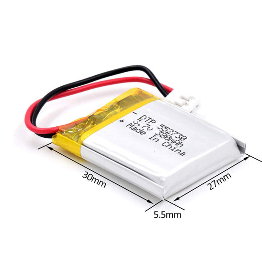 552730 380mAh | 3.7V LiPo Lithium Ion Battery