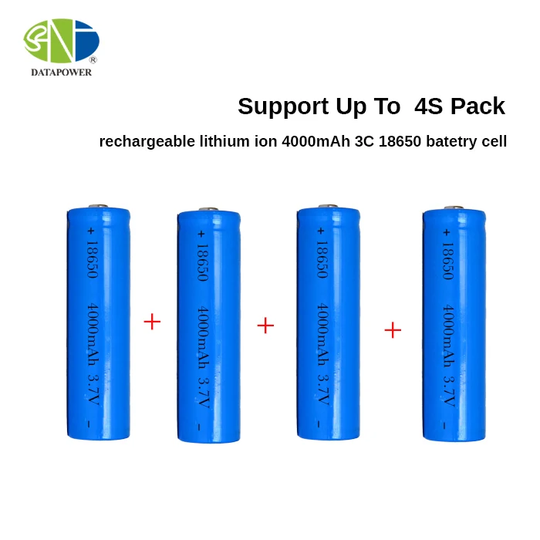 Cylindrical 18650 3.7V 4000mah Li-ion Battery (A-grade cell）