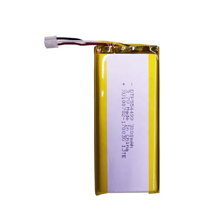 554499 3000mAh with KC62133 & RoHS | 3.7V LiPo Lithium Ion Battery