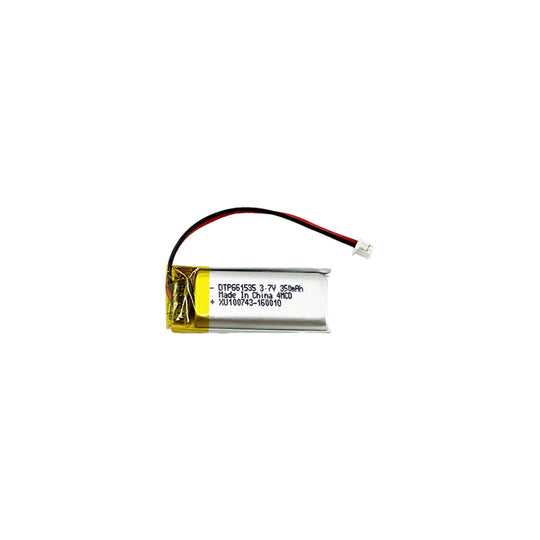 661535 350mAh with KC62133 | 3.7V LiPo Lithium Ion Battery