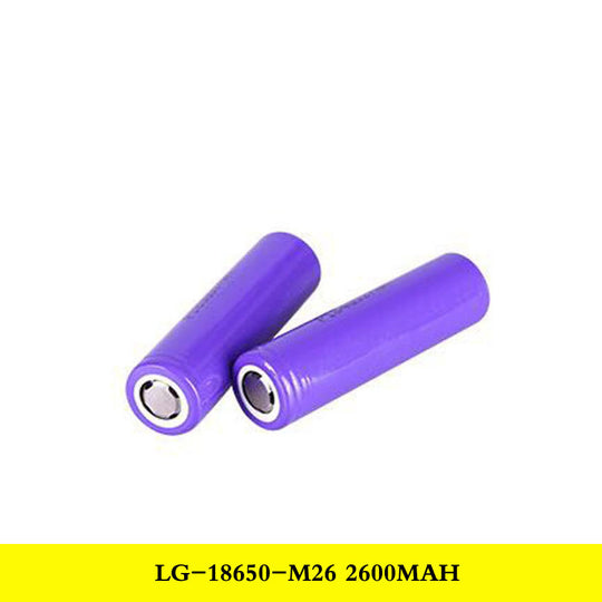Cylindrical 18650 3.7V 2600mah Li-ion Battery (A-grade cell）