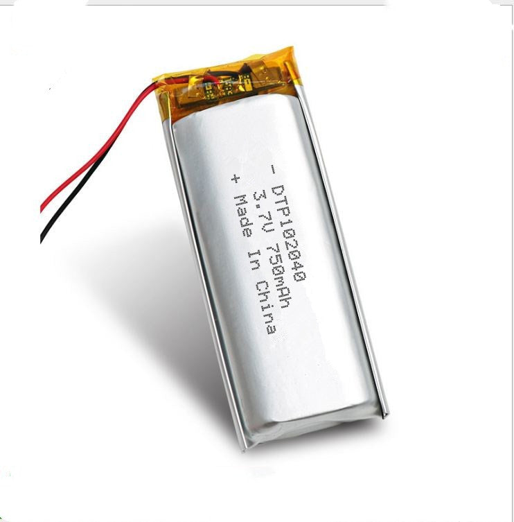 102040 750mAh with UL1642, KC62133, CE, RoHS, BIS | 3.7V LiPo Lithium Ion Battery