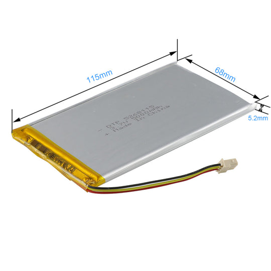 5268115 5000mAh with KC62133 & RoHS | 3.7V LiPo Lithium Ion Battery