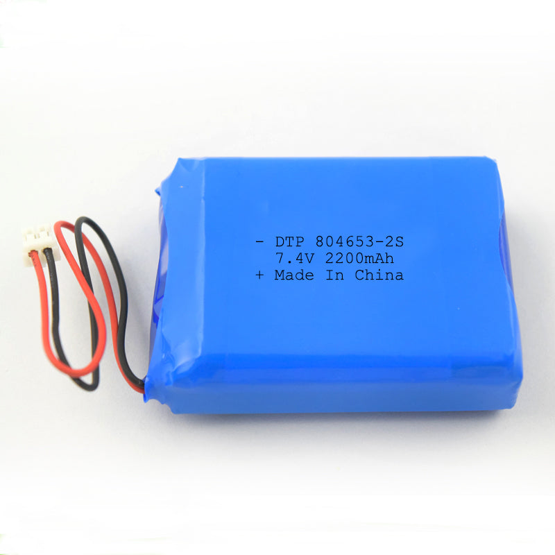 7.4V Lithium Battery Pack 804653-2S 2200mah