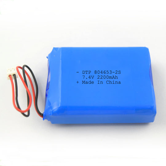 7.4V Lithium Battery Pack 804653-2S 2200mah