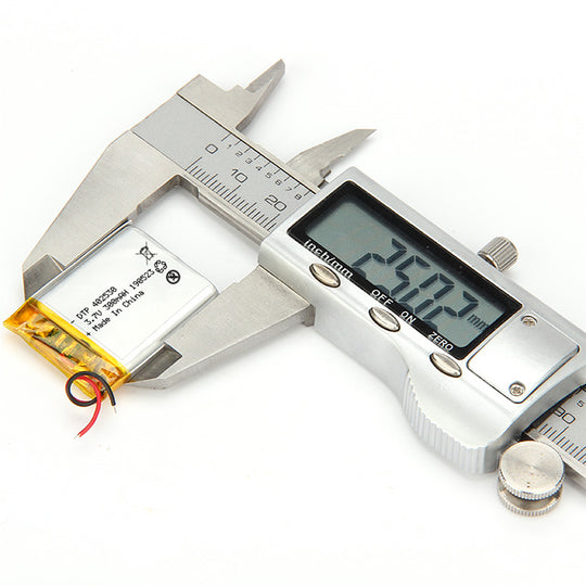 402530 300mAh with KC62133, IEC62133 & UN38.3 | 3.7V LiPo Lithium Ion Battery