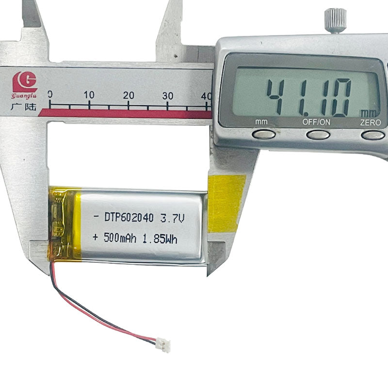 602040 450mAh with KC62133, BIS & RoHS | 3.7V LiPo Lithium Ion Battery