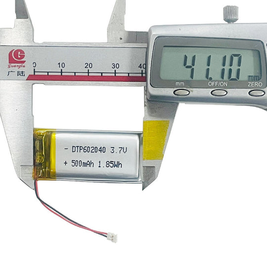 602040 450mAh with KC62133, BIS & RoHS | 3.7V LiPo Lithium Ion Battery