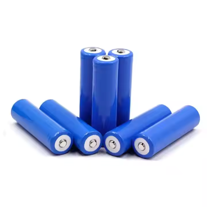 Cylindrical 14500 3.7V 1300mah Li-ion Battery (A-grade cell）