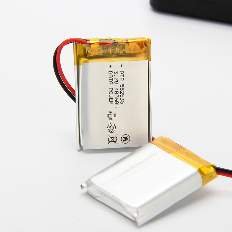 552535 400mAh with UL1642 | 3.7V LiPo Lithium Ion Battery