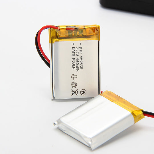 552535 400mAh with UL1642 | 3.7V LiPo Lithium Ion Battery