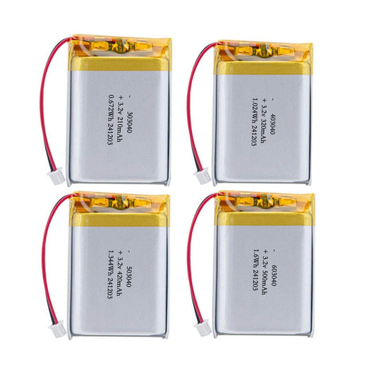 303040 210mAh | 3.2V LiFePO4 Battery