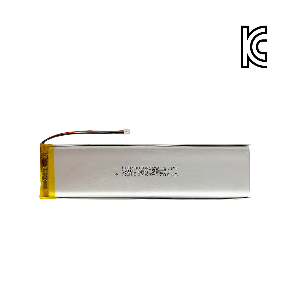 9034128 5000mAh with KC62133 | 3.7V LiPo Lithium Ion Battery