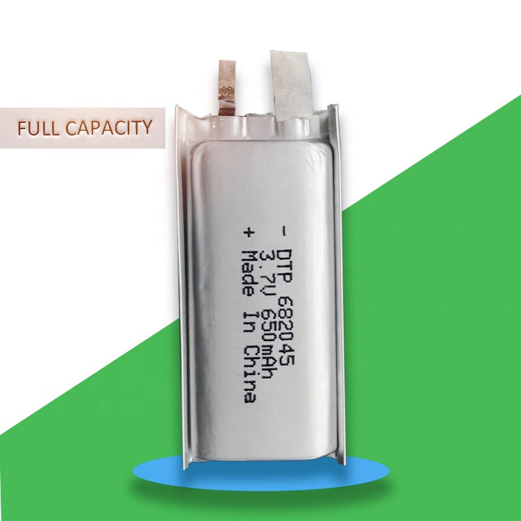 682045 650mAh with KC62133 & UN38.3 | 3.7V LiPo Lithium Ion Battery