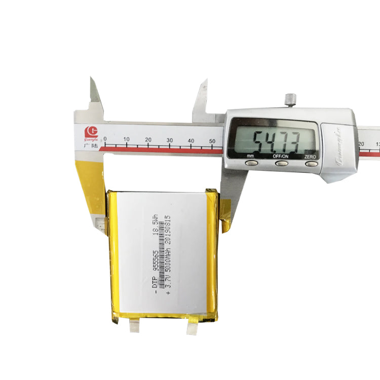 955565 5000mAh with UL1642 & RoHS | 3.7V LiPo Lithium Ion Battery