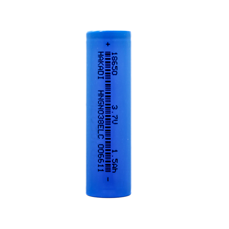Cylindrical 18650 3.7V 1500mah Li-ion Battery (A-grade cell）