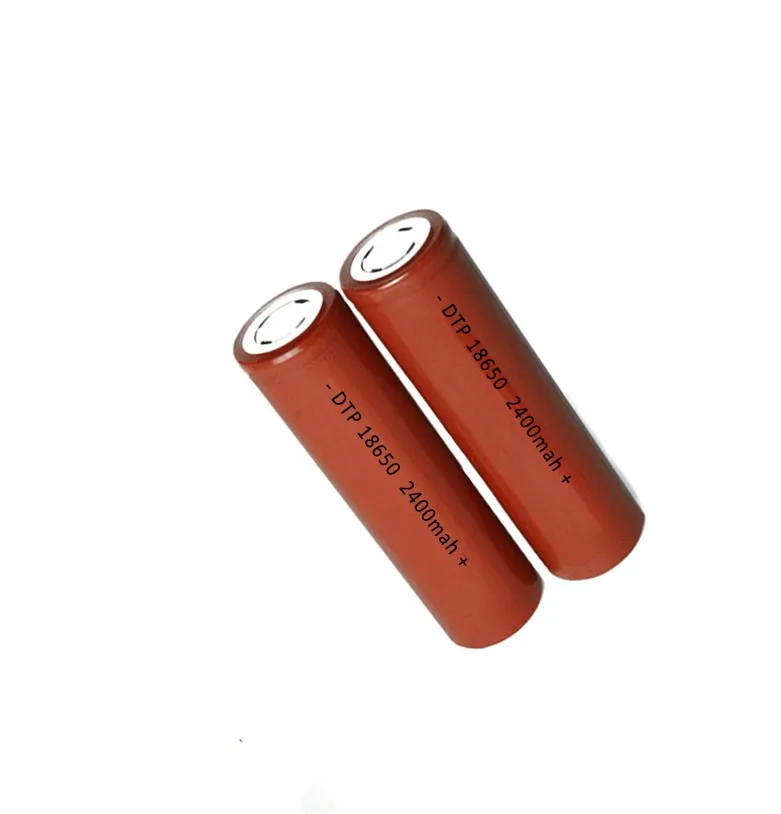 Cylindrical 18650 3.7V 2400mah Li-ion Battery (A-grade cell）