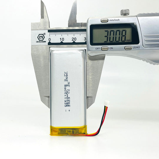113068 2500mAh with KC62133, CE & RoHS | 3.7V LiPo Lithium Ion Battery