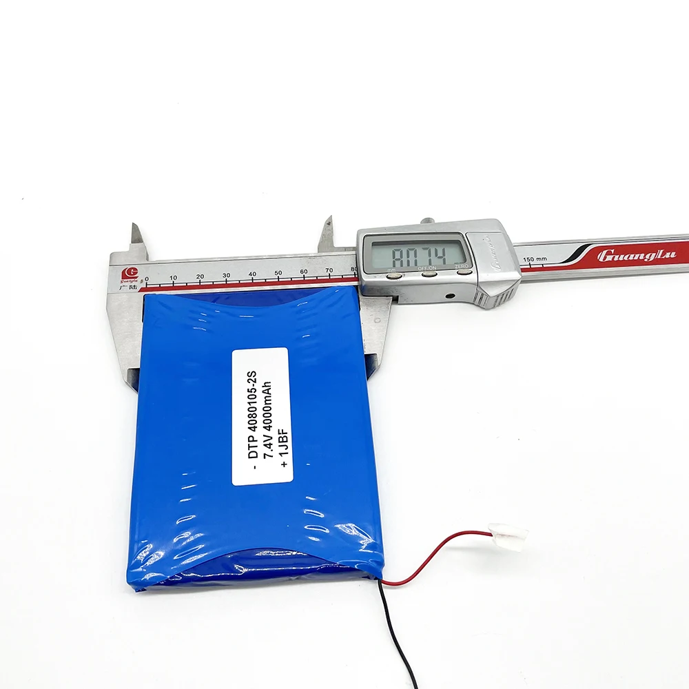 7.4V Lithium Battery Pack 4080105-2S 4000mah