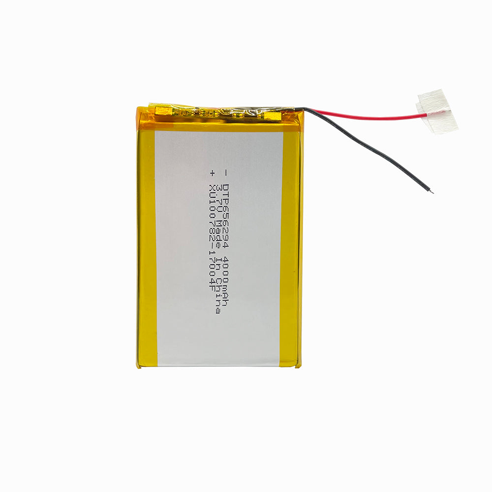 656294 4000mAh with KC62133, UL1642 & UN38.3 | 3.7V LiPo Lithium Ion Battery