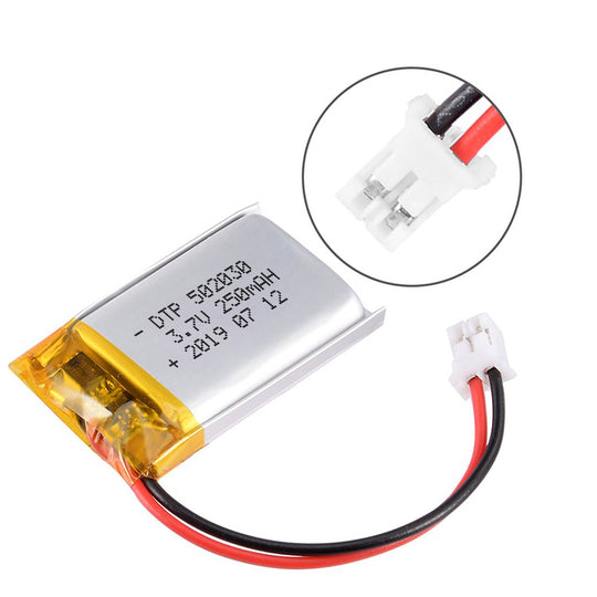 502030 250mAh with KC62133, EN62133, IEC62133, UN38.3, CB, BIS, UL1642, CE & RoHS | 3.7V LiPo Lithium Ion Battery